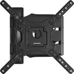 Supporto Tv, ultra resistente, braccio girevole ed estendibile, colore nero, snodabile, inclinabile, 32 - 55 pollici, Alta qualità