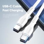 USB DUX DUCIS K-V da 60W Tipo-C / USB-C a Tipo-C / USB-C PD, 1m
