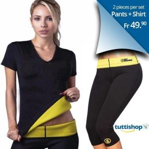 pantaloncini dimagranti e maglia dimagrante pantaloncini dimagranti hot shaper sauna per dimagrire Unisex
