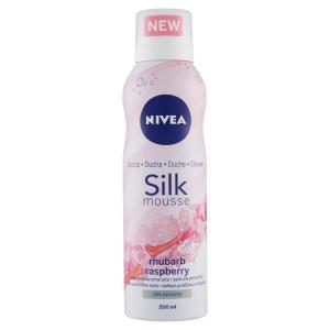 NIVEA Doccia schiuma Silk Mousse Rhubarb Raspberry 200 ml