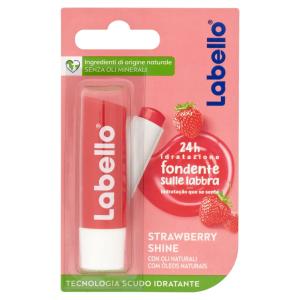 Labello burrocacao fragola, Balsamo Labbra Labello Strawberry Shine 5,5 ml