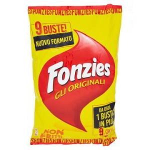 Fonzies multipack de 9 sachets, Fonzies les originaux, Croccantini de maïs au fromage