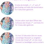 Schmuckkästchen mit Code und Sound, TopModel Modell, Depesche