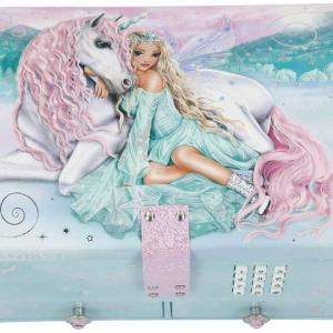 Cofanetto portagioie con codice e suono, modello Fantasy Model Icefriends, Depesche
