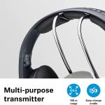 Sennheiser Cuffie TV Senza Fili Wireless con Base Ricarica Nero RS1208EU