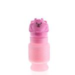 Bottiglia portatile per urina, urinatoio, pipi, da viaggio, vasino per urina con imbuto per uomo unisex donna bambini, colore rosa