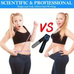 Cintura per allenamento muscolare per addominali scolpiti, con la fascia EMS, 6 modalità intensive