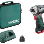 Metabo Trapano avvitatore PowerMaxx BS Basic con 1 batterie + valigetta