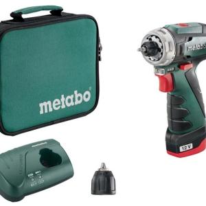Metabo Trapano avvitatore PowerMaxx BS Basic con 1 batterie + valigetta