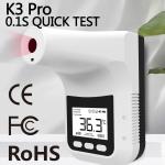 Thermomètre pour fièvre, mur, sans contact, K3Pro 0.1S 