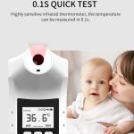 Thermomètre pour fièvre, mur, sans contact, K3Pro 0.1S 