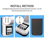Thermomètre pour fièvre, mur, sans contact, K3Pro 0.1S 