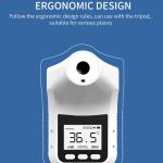 Thermomètre pour fièvre, mur, sans contact, K3Pro 0.1S 