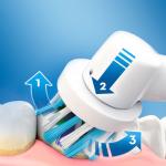 Oral-B Pro 1 700 Cross Action, wiederaufladbare elektrische Zahnbürste Braun