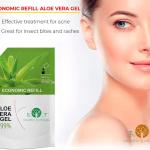 Gel d'Aloe Vera Pur 100% Gel frais Canarias Aloe Vera Frais Après Soleil Visage Pour Acné Cheveux Chevaux Pur Biologique Recharge 2kg