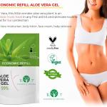 Gel d'Aloe Vera Pur 100% Gel frais Canarias Aloe Vera Frais Après Soleil Visage Pour Acné Cheveux Chevaux Pur Biologique Recharge 2kg