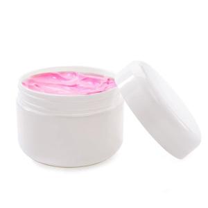 Contenitore da 120 ml, 100g, vasetto, barattolo di plastica colore bianco, per creme, liquidi, perline, multi uso