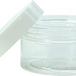 Contenitore da 120 ml, Barattolo di Plastica Vuoto, per creme, liquidi, perline, multi uso