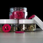 Contenitore da 120 ml, Barattolo di Plastica Vuoto, per creme, liquidi, perline, multi uso