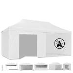 Gazebo professionale per esposizione fiere eventi giardino 3 x 6 m