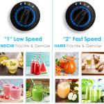Centrifuga frutta e verdura, 800W, estrattore di succo a freddo, centrifuga in acciaio inox con doppia velocità e funzione antigoccia