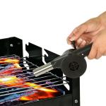 Ventilatore per grill, manuale, colore nero