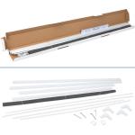 Zanzariera finestra, tenda antimosche, anti insetti, con telaio in alluminio, bianco o antracite