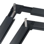 Zanzariera finestra, tenda antimosche, anti insetti, con telaio in alluminio, bianco o antracite