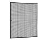 Zanzariera finestra, tenda antimosche, anti insetti, con telaio in alluminio, bianco o antracite
