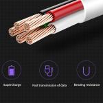 Cavo USB - USB-C Type-C, ricarica e trasferimeno dati veloce, 2m, bianco