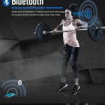 Cuffie JBL Under Armour Train The Rock, Bluetooth Wireless, per sport, running, gym, chiamate vivavoce con microfono, deep bass music, nero, Originale