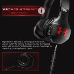 Cuffie JBL Under Armour Train The Rock, Bluetooth Wireless, per sport, running, gym, chiamate vivavoce con microfono, deep bass music, nero, Originale