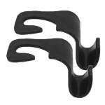 Gancio Sedile Auto, gancio appendi giacca, gancio sedile poggia testa, nero, resistente, 2 pezzi