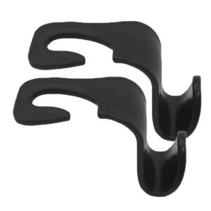 Gancio Sedile Auto, gancio appendi giacca, gancio sedile poggia testa, nero, resistente, 2 pezzi