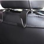 Gancio Sedile Auto, gancio appendi giacca, gancio sedile poggia testa, nero, resistente, 2 pezzi
