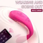 Vibratore per donna senza fili, giocattoli per adulti, per coppie, ricarica USB, con doppia stimolazione