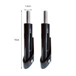 Stack Pin, Drops Set, 7.8 mm, perno automatico per ridurre il peso, massimizza la tua potenza, libera il tuo potenziale, colore nero