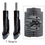 Stack Pin, Drops Set, 7.8 mm, perno automatico per ridurre il peso, massimizza la tua potenza, libera il tuo potenziale, colore nero