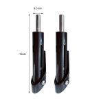Stack Pin, Drops Set, 9.5 mm, perno automatico per ridurre il peso, massimizza la tua potenza, libera il tuo potenziale, colore nero