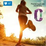Smartwatch per Sport, Gym, Fitness e altr 115 attività, bluetooth, Android e iOS, cardiofrequenzimetro, conta passi, conta calorie, viola