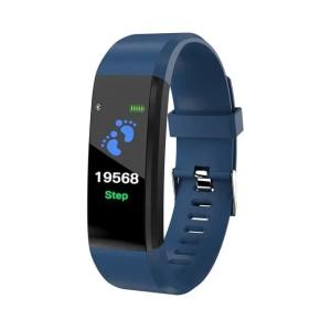 Smartwatch per Sport, Gym, Fitness e altr 115 attività, bluetooth, Android e iOS, cardiofrequenzimetro, conta passi, conta calorie, blu