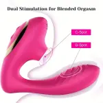 Vibratore U-Shape Indossabile per Donna - Stimola Clitoride e Punto G - 10 Modalità, Silenzioso e Ricaricabile USB - Giocattolo Sessuale per Coppie