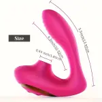 Vibratore U-Shape Indossabile per Donna - Stimola Clitoride e Punto G - 10 Modalità, Silenzioso e Ricaricabile USB - Giocattolo Sessuale per Coppie