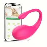 Vibromasseur pour femme avec 10 modes, télécommande avec application depuis votre téléphone, connexion Bluetooth, jouets sexuels pour adultes