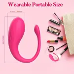 Vibromasseur pour femme avec 10 modes, télécommande avec application depuis votre téléphone, connexion Bluetooth, jouets sexuels pour adultes