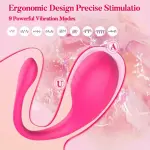 Vibromasseur pour femme avec 10 modes, télécommande avec application depuis votre téléphone, connexion Bluetooth, jouets sexuels pour adultes