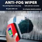 Kit per la Pulizia dei Finestrini dell'Auto Cristallini, Antipioggia,vetri e specchi sempre puliti, facile da fare