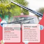 Kit per la Pulizia dei Finestrini dell'Auto Cristallini, Antipioggia,vetri e specchi sempre puliti, facile da fare
