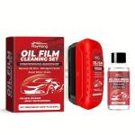 Kit per la Pulizia dei Finestrini dell'Auto Cristallini, Antipioggia,vetri e specchi sempre puliti, facile da fare