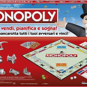 Monopoly Classico, gioco da tavolo per famiglie e bambini dagli 8 anni in su